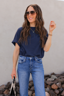 MONO B Naturally Cozy Organic Cotton Boyfriend Tee