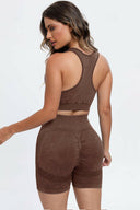 3 Piece Washed Square Neck Wide Strap Active Set-Rae Collective, Women's Online Fashion Boutique Located in Phoenix, Arizona (Scottsdale Area)