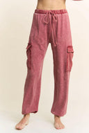 J.HER Mineral Wash Cargo pocket detail Joggers-Rae Collective, Women's Online Fashion Boutique Located in Phoenix, Arizona (Scottsdale Area)