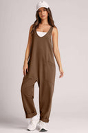 Lovelet Wide Strap Jumpsuit with Pockets-Rae Collective, Women's Online Fashion Boutique Located in Phoenix, Arizona (Scottsdale Area)