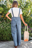 Golden Hour Wide Leg Denim Jumpsuit