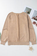 Casual Colorblock Pullover-Tops-Krush Kandy, Women's Online Fashion Boutique Located in Phoenix, Arizona (Scottsdale Area)