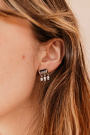 Simple Statement Stone & Crystal Stud Earrings-Stud Earrings-Rae Collective, Women's Online Fashion Boutique Located in Phoenix, Arizona (Scottsdale Area)
