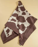 Saddle Ridge Cow Print Bandana Scarf