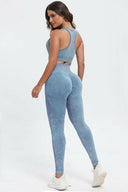 3 Piece Washed Square Neck Wide Strap Active Set-Rae Collective, Women's Online Fashion Boutique Located in Phoenix, Arizona (Scottsdale Area)