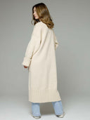 Pocketed Open Front Dropped Shoulder Cardigan-Rae Collective, Women's Online Fashion Boutique Located in Phoenix, Arizona (Scottsdale Area)