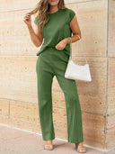 Best of Both Worlds Top and Pants Knit Set-Pants-Rae Collective, Women's Online Fashion Boutique Located in Phoenix, Arizona (Scottsdale Area)