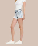 Crossover Chic Mid Rise Shorts-Denim-Rae Collective, Women's Online Fashion Boutique Located in Phoenix, Arizona (Scottsdale Area)