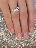 DOORBUSTER: Krush EXCLUSIVE: Crystal Pave Bow Ring-Dainty Rings-Rae Collective, Women's Online Fashion Boutique Located in Phoenix, Arizona (Scottsdale Area)