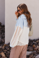 POL Lace Jean Jacket