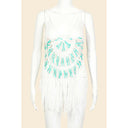 Floral Net Fringe Cover Up-Tops-Krush Kandy, Women's Online Fashion Boutique Located in Phoenix, Arizona (Scottsdale Area)