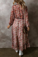 Sienna Wildflower Tiered Midi Dress