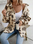 Geometric Button Up Dropped Shoulder Jacket-Rae Collective, Women's Online Fashion Boutique Located in Phoenix, Arizona (Scottsdale Area)
