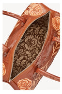 Akaroa Dragonfly & Rose Overnight Bag – Tobacco
