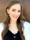 Krush Kouture: A Diamond A Dozen Earrings-Drop Earrings-Krush Kandy, Women's Online Fashion Boutique Located in Phoenix, Arizona (Scottsdale Area)