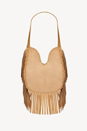 Roller Bird Fringe Bag – Biscuit