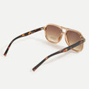 Desert Drive Tortoise Square Sunglasses