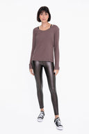 Glossy Liquid High Waist Leggings-Leggings-Rae Collective, Women's Online Fashion Boutique Located in Phoenix, Arizona (Scottsdale Area)