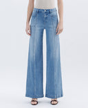 High Rise Full Length Extreme Wide Leg Jeans