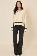 Soft Cable Knit Oversize Sweater-Sweaters-Krush Kandy, Women's Online Fashion Boutique Located in Phoenix, Arizona (Scottsdale Area)