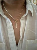 Mother of Pearl Necklace-Necklace-Krush Kandy, Women's Online Fashion Boutique Located in Phoenix, Arizona (Scottsdale Area)