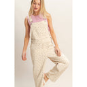 Floral Patterned Overalls