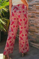 Paisley Print Wide-Legged Pants-Pants-Rae Collective, Women's Online Fashion Boutique Located in Phoenix, Arizona (Scottsdale Area)