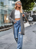 Long Sleeve Waffle-Knit Cardigan-Rae Collective, Women's Online Fashion Boutique Located in Phoenix, Arizona (Scottsdale Area)