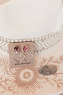 Stand Out Geometric Stone Earrings-Earrings-Krush Kandy, Women's Online Fashion Boutique Located in Phoenix, Arizona (Scottsdale Area)