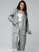 Pocketed Open Front Dropped Shoulder Cardigan-Rae Collective, Women's Online Fashion Boutique Located in Phoenix, Arizona (Scottsdale Area)