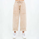 Color Washed Barrel Fit Pants-PANTS-Krush Kandy, Women's Online Fashion Boutique Located in Phoenix, Arizona (Scottsdale Area)
