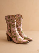 The Sorrel | Rose Garden Tapestry Western Bootie