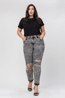 VERVET | So Sassy Distressed Acid Wash Jeans | PLUS/REG-Jeans-Rae Collective, Women's Online Fashion Boutique Located in Phoenix, Arizona (Scottsdale Area)