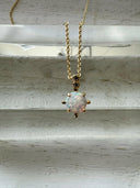 Opal Stud Necklace-Necklace-Krush Kandy, Women's Online Fashion Boutique Located in Phoenix, Arizona (Scottsdale Area)