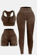 3 Piece Washed Square Neck Wide Strap Active Set-Rae Collective, Women's Online Fashion Boutique Located in Phoenix, Arizona (Scottsdale Area)
