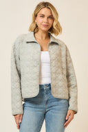 Quilted Collar Jacket-Coats-Krush Kandy, Women's Online Fashion Boutique Located in Phoenix, Arizona (Scottsdale Area)