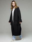 Pocketed Open Front Dropped Shoulder Cardigan-Rae Collective, Women's Online Fashion Boutique Located in Phoenix, Arizona (Scottsdale Area)