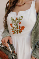 Floral Embroidered Maxi Dress-Dresses-Krush Kandy, Women's Online Fashion Boutique Located in Phoenix, Arizona (Scottsdale Area)