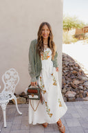 Floral Embroidered Maxi Dress-Dresses-Krush Kandy, Women's Online Fashion Boutique Located in Phoenix, Arizona (Scottsdale Area)