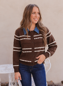 Marnie Stripe Knit Cardigan