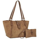 2 in 1 Buckle Shoulder Tote Bag-Purses & Bags-Krush Kandy, Women's Online Fashion Boutique Located in Phoenix, Arizona (Scottsdale Area)