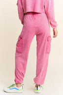J.HER Mineral Wash Cargo pocket detail Joggers-Rae Collective, Women's Online Fashion Boutique Located in Phoenix, Arizona (Scottsdale Area)
