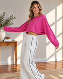 Amara Long Sleeve Crop Top