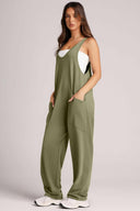 Lovelet Wide Strap Jumpsuit with Pockets-Rae Collective, Women's Online Fashion Boutique Located in Phoenix, Arizona (Scottsdale Area)