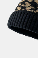 Leopard Pom-Pom Cuffed Beanie-Rae Collective, Women's Online Fashion Boutique Located in Phoenix, Arizona (Scottsdale Area)