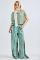 Boho Breeze Lace Flare Pants