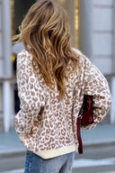 Cozy Khaki Leopard Button Cardigan-Sweaters-Krush Kandy, Women's Online Fashion Boutique Located in Phoenix, Arizona (Scottsdale Area)
