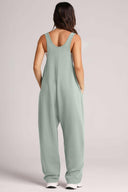 Lovelet Wide Strap Jumpsuit with Pockets-Rae Collective, Women's Online Fashion Boutique Located in Phoenix, Arizona (Scottsdale Area)