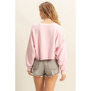 Chill Mode Cropped Sweatshirt-Sweatshirt-Krush Kandy, Women's Online Fashion Boutique Located in Phoenix, Arizona (Scottsdale Area)