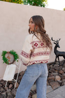 Vintage Vibes Faire Isle Snowflake Holiday Sweater-Sweaters-Krush Kandy, Women's Online Fashion Boutique Located in Phoenix, Arizona (Scottsdale Area)